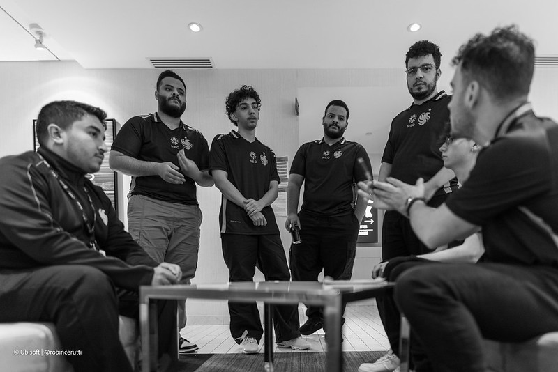 Eden with Team Falcons